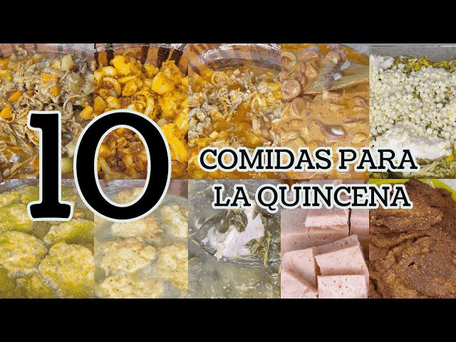 10 MENÚS SEMANAL ECONÓMICO #1  #viral #parati #fypシ  #recetas  #fyp  #fypシ゚viral #1million
