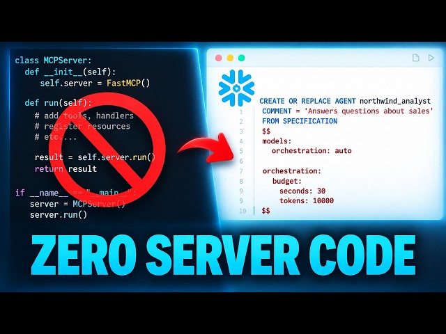 Stop Writing Python MCP Servers for Snowflake — Do This Instead