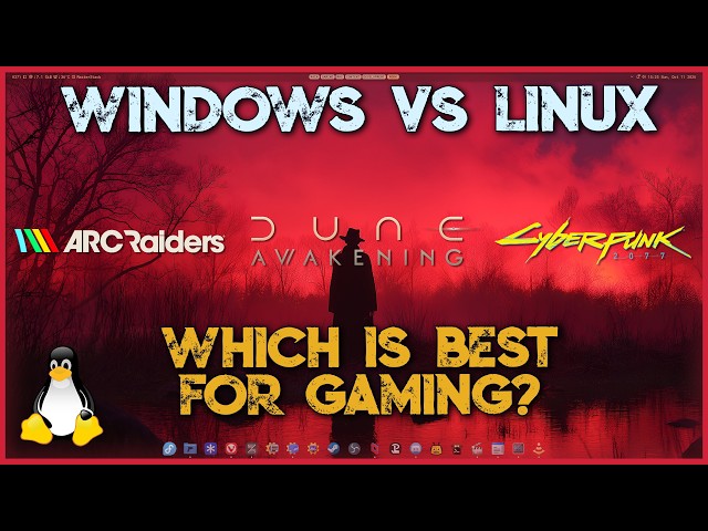 I tested Linux vs Windows gaming and the FPS lied