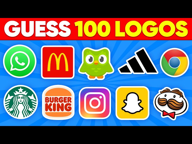Guess the Logo in 3 Seconds ⏰😱 Can You Guess 100 Famous Logos? 🍏🥇 | Logo Quiz 2026