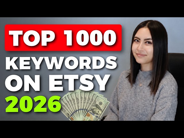 1000 MOST SEARCHED Keywords On Etsy 2026!