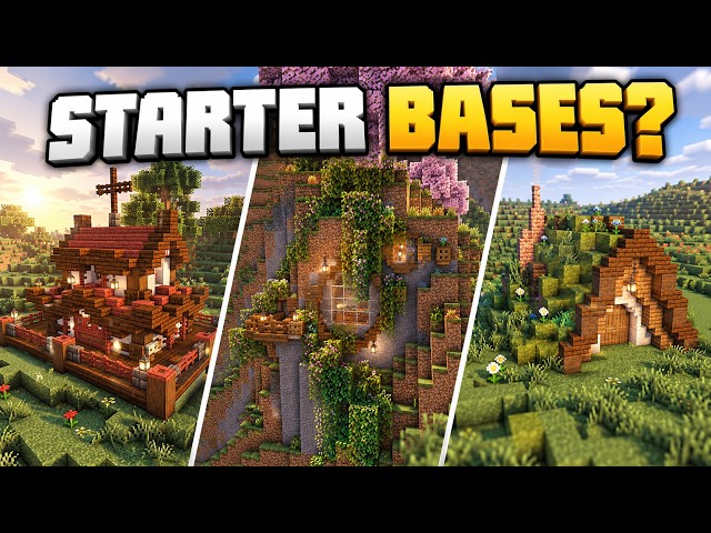 3 Minecraft Starter Bases That Actually Look Good