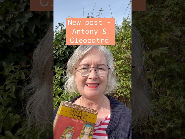 Antony & Cleopatra - ‘The barge she sat in’ -  introduction #englishtutor #shakespeare #english