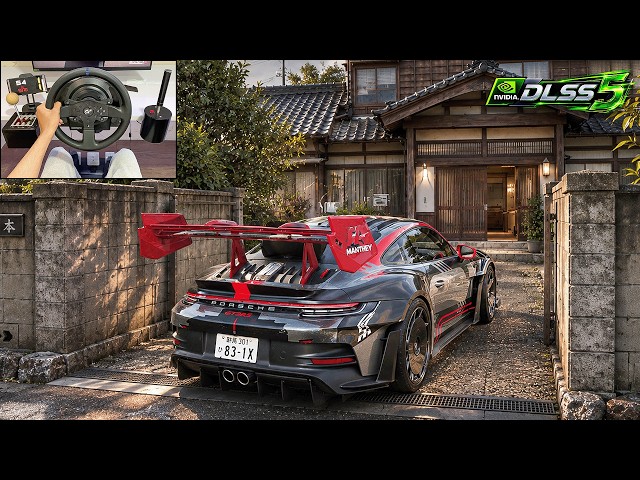 Porsche 911 GT3RS MANTHEY - Forza Horizon 6 | DLSS 5 | Thrustmaster T300 gameplay