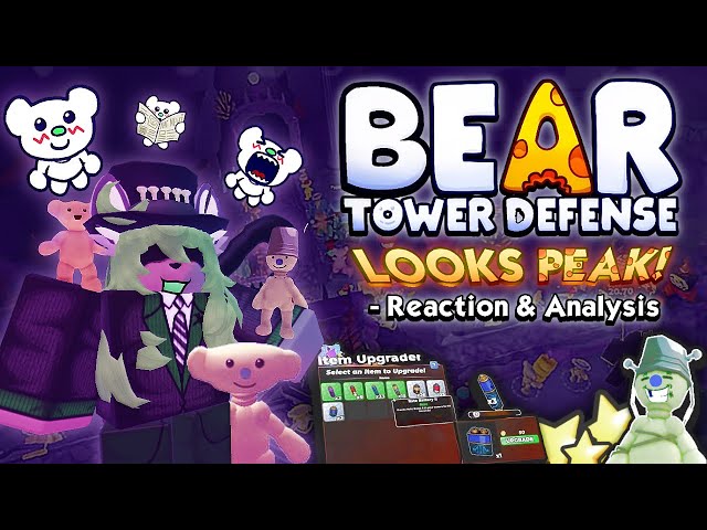 BEAR TOWER DEFENSE LOOKS PEAK!! || BTD Gameplay Reel Reaction & Analysis