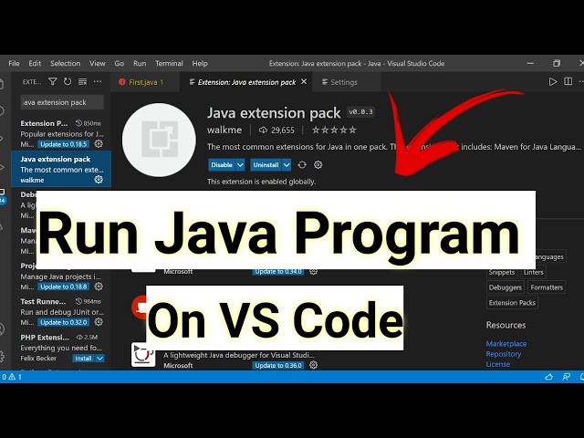 How to Run Java in Visual Studio Code | Complete Guide |
