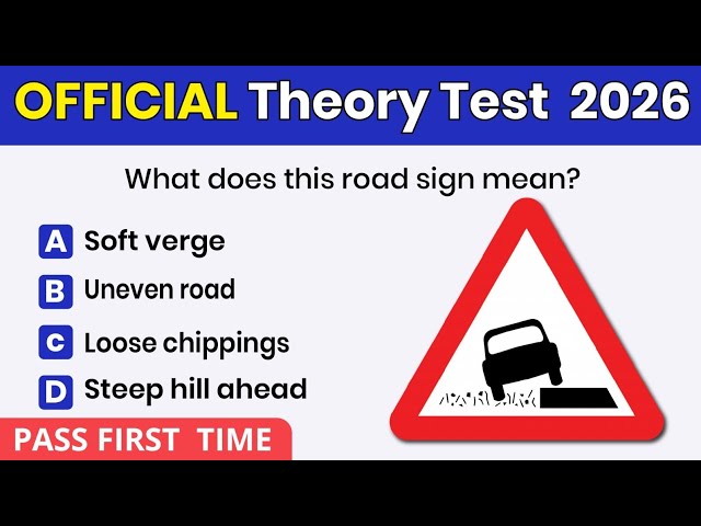 Theory Test 2026 UK | DVSA NEW TEST Questions | Pass First Time