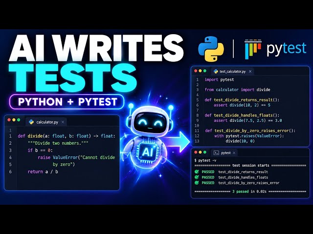 Generate Python Unit Tests With AI (Pytest Workflow)