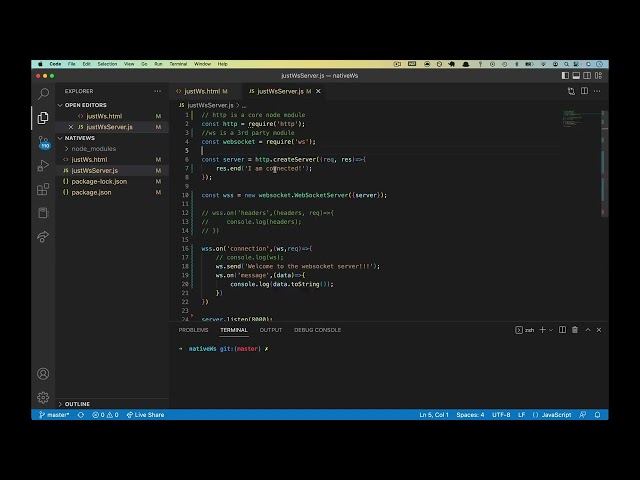 Implamenting a socket.io server... the basics - socket.io #10