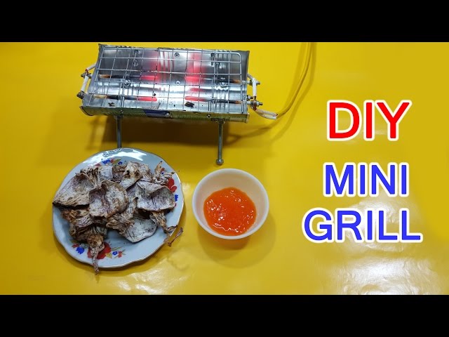 DIY Mini GRILL 12V simple use Glow Plug at home