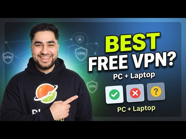 How to connect a FREE VPN on your laptop or PC | Best Free VPN Tutorial