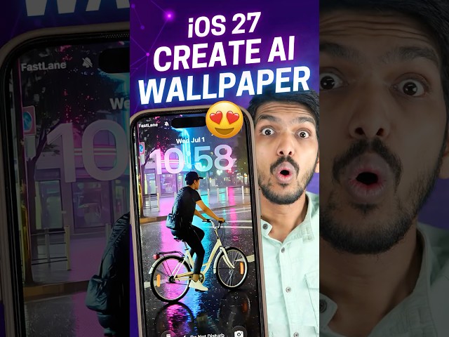 iOS 27 Update - Image Playground for New Lock Screen Wallpapers 🔥