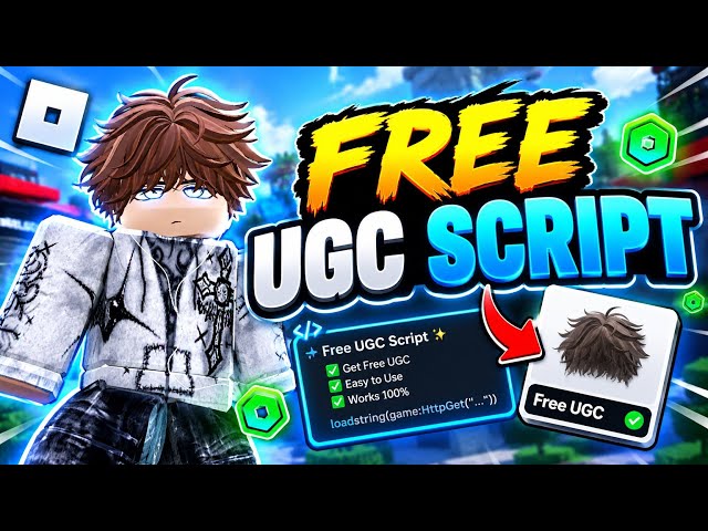 Free ugc script 👍 #roblox #exploit #notdetected