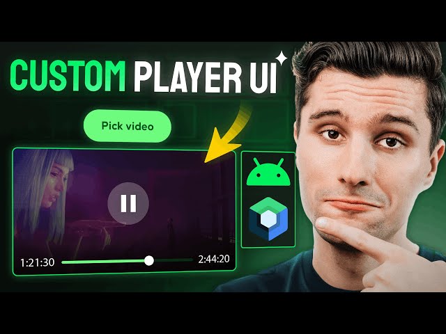 Custom Video Player In Jetpack Compose On Android (Media3 Library)