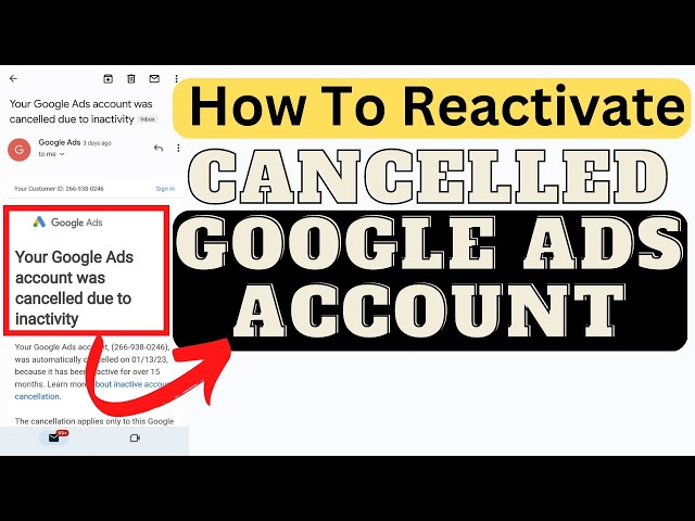 How to Reactivate Google Ads Account | Reactivate Cancelled Google Ads Account | boxput