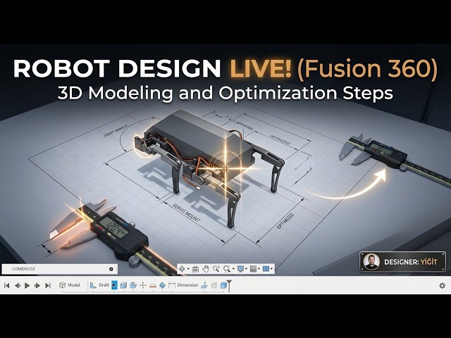 Modifying a Robot Leg! (Fusion 360 & Servo Setup)