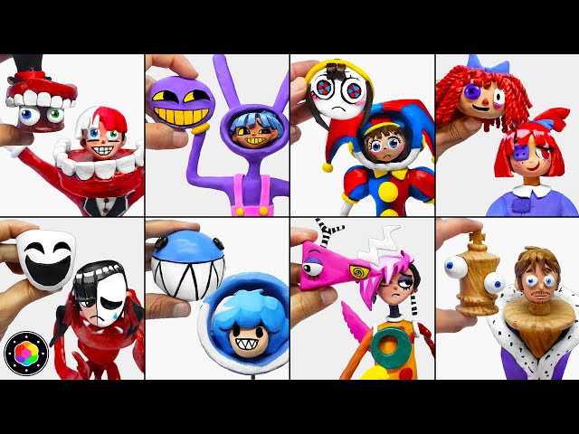 Making ALL DIGITAL CIRCUS ORIGINS! 🎪 (Jax, Pomni, Bubble, Ragatha &...) | PlastiVerse