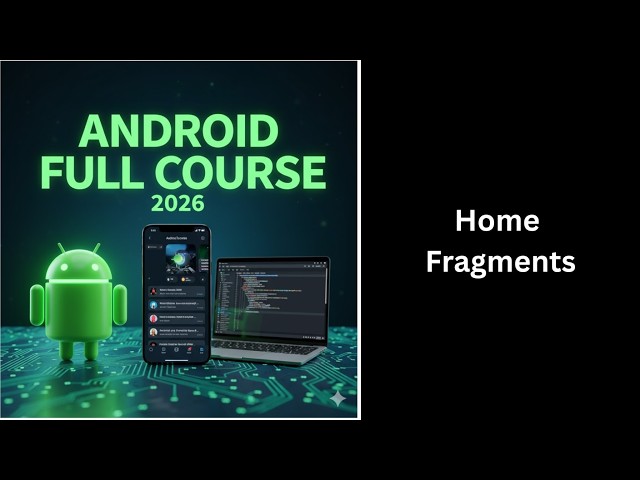 (574) Home Fragment in Android | Kotlin & Android Jetpack Tutorial