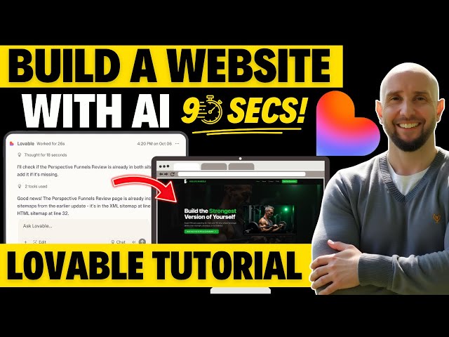 Build Websites Like a Pro in 90 Seconds With Lovable AI