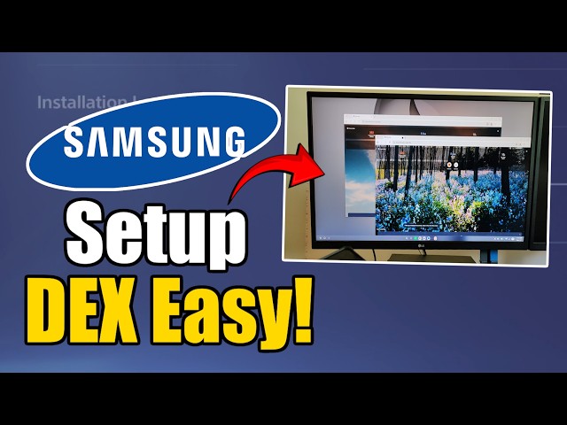How to USE Samsung Dex on your Phone with Monitor or TV