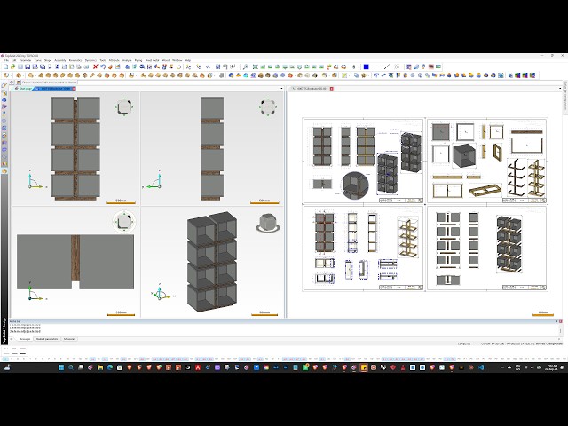 0007 - Modeling and Drawing a Bookcase with Topsolid'Wood