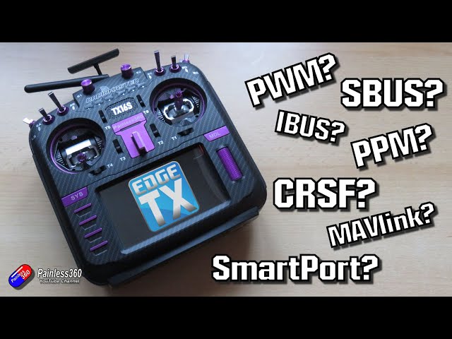 RC Protocols Explained Simply  (PWM, PPM, SBUS, CRSF, MAVLINK, SmartPort and others)