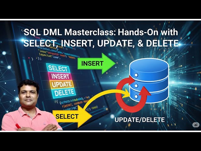 SQL DML Masterclass: Hands-On with SELECT, INSERT, UPDATE, & DELETE