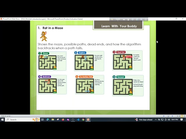 Tutorial 19:Backtracking Examples: Rat in a Maze & Subset Sum | Algorithm Design & Analysis