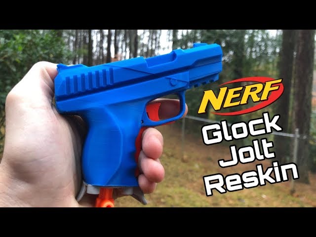 3D Printed Nerf Jolt Glock Reskin