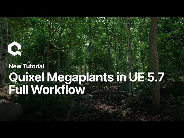Quixel Megaplants in UE 5.7 - Full Workflow Tutorial for PVE (Procedural Vegetation Editor)
