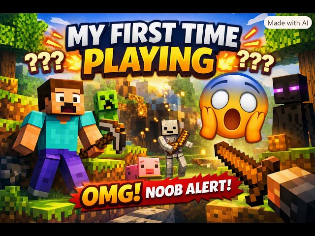 THIS IS MY FIRST MINECRAFT JAVA EDITION VIDEO