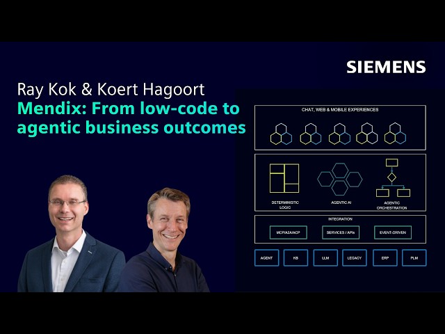"How do we actually transition from low-code to an agentic business outcome?" | Ray Kok, CEO, Mendix