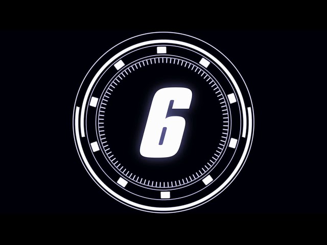 Digital film countdown abstract background