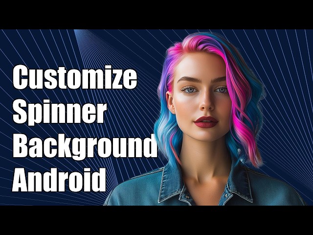 How to customize Spinner Background in android?