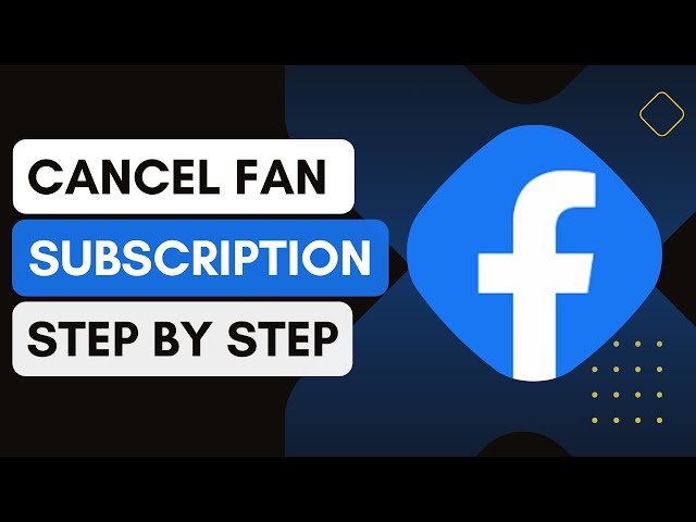 How To Cancel Facebook Subscription || Cancel Facebook Fan Subscription !