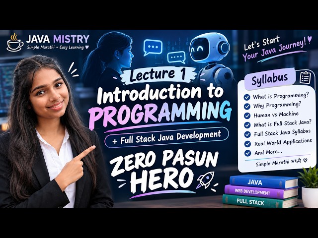 Full Stack Java Development – Lecture 1 | What is Programming? | Zero Pasun Hero