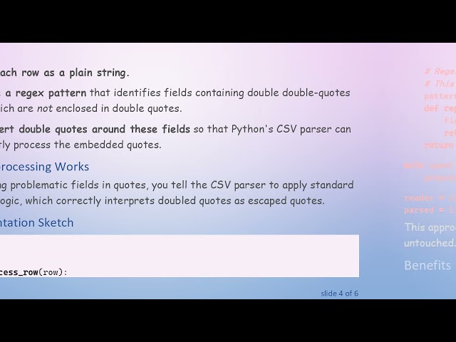 How to Parse Non-Standard CSV Files with Nested Quotes in Python