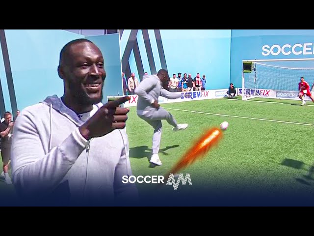 Stormzy SMASHES in his penalty! | Soccer AM Pro AM