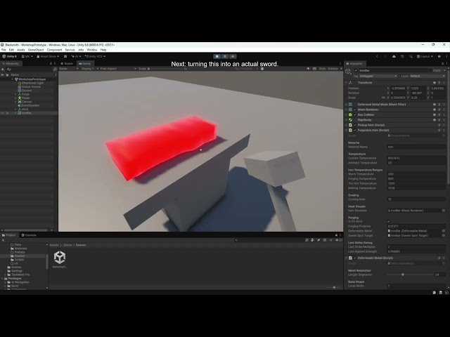 Day 1 - Building a Blacksmith RPG From Scratch