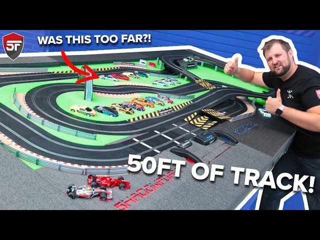 EPIC Scalextric Build - It's even portable...
