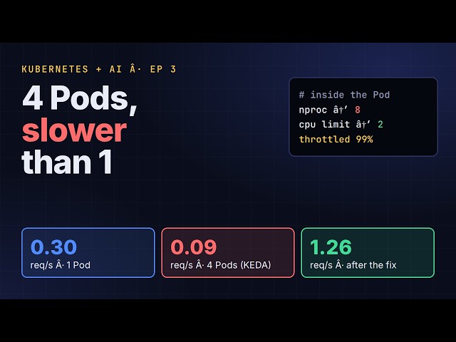 4 Pods, Slower Than 1: Autoscaling LLMs on Kubernetes (HPA vs KEDA, Ep 3)