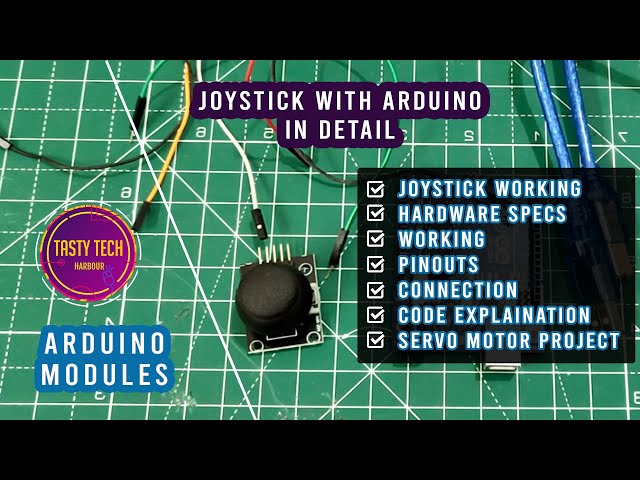 How to use Joystick with Arduino and how to control servo motor using Joystick with Arduino?