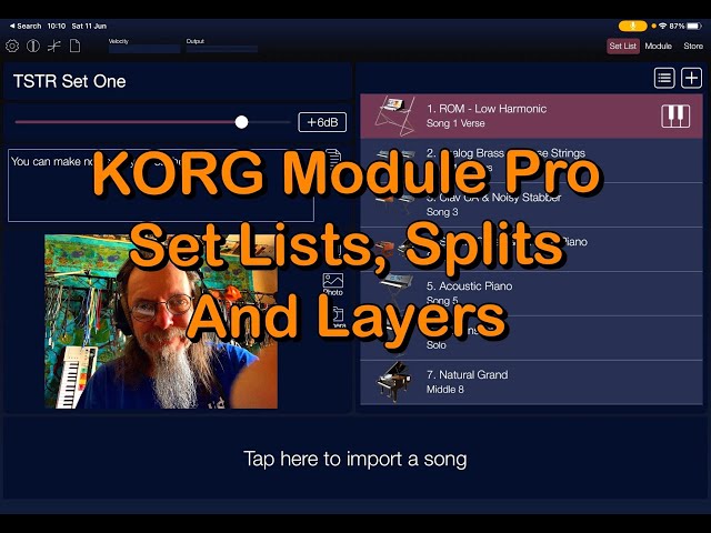 KORG Module Pro Tutorial - Everything You Need To Know About Set Lists. Splits & Layers