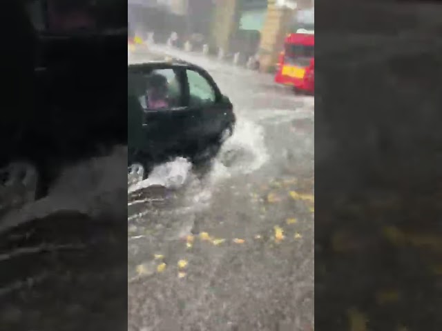 Heavy Rain Leads To Flash Flooding In London
