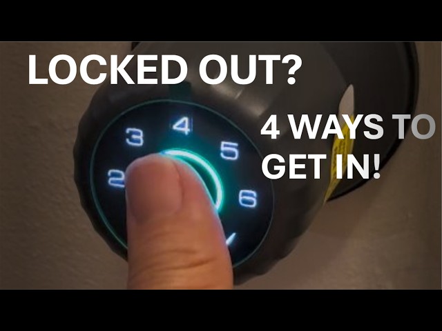 Smart Fingerprint Door Knob: Easy 10-Minute Install