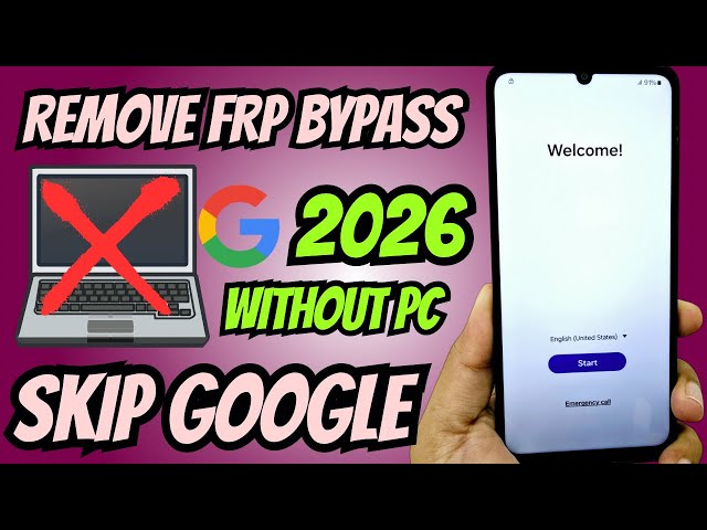 WITHOUT PC  Samsung Frp Bypass