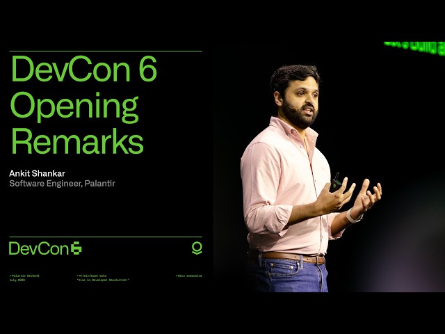 Ankit Shankar Opening Remarks | DevCon 6