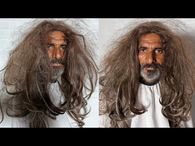 Unbelievable Homeless Man Transformation 😱 Emotional Life-Changing Makeover | ASMR 