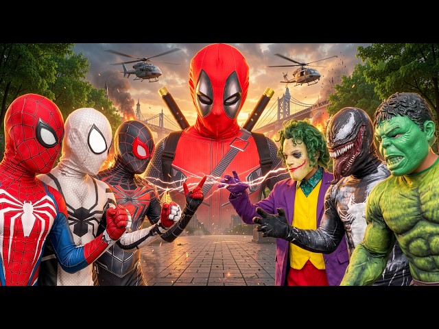 😱 Deadpool Saves the Joker from Spider-Man?! This Is So Weird! + Action