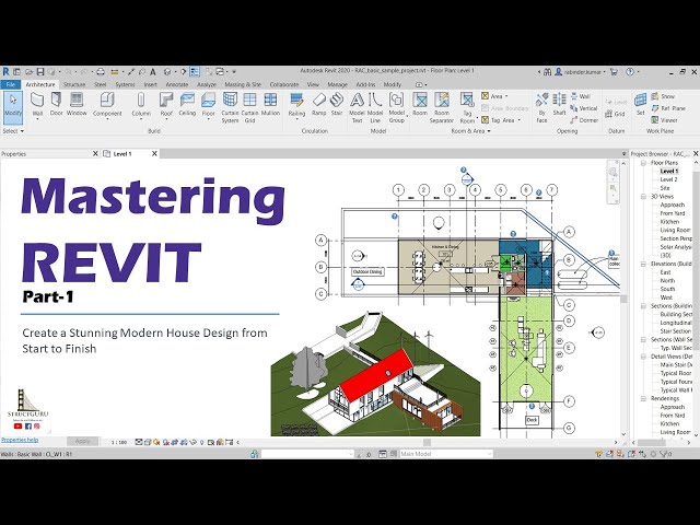 Revit Tutorial Part 1 | Modelling, Structural Engineering and Analysis | Mastering REVIT